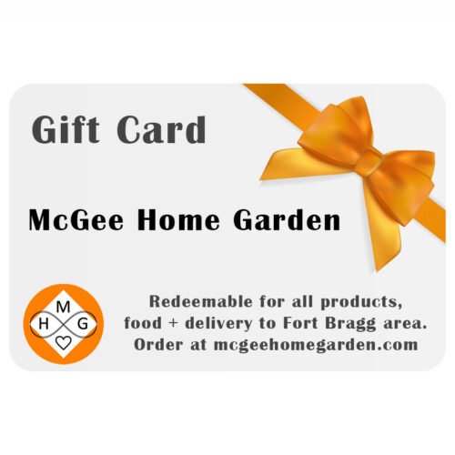 McGee Home Garden Gift Card McGee Home Garden