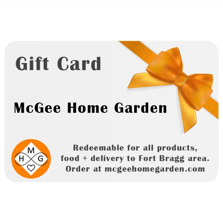 McGee Home Garden Gift Card McGee Home Garden